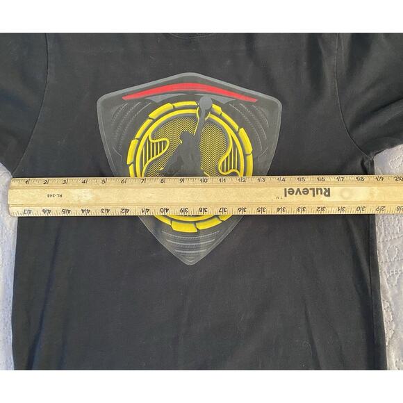 Air Jordan Shielded Jump Sz M Large Logo Hit Front Small Logo Back Black TShirt - Picture 7 of 8
